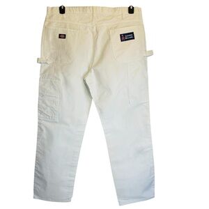 Dickies Sherwin Williams Mens 40x32 Carpenter Painter Pants White Skater Grunge